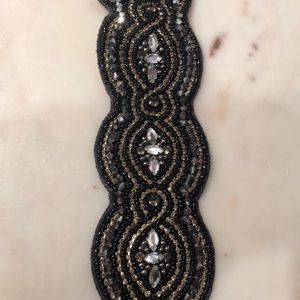 Anthropologie High Waisted Beaded Belt